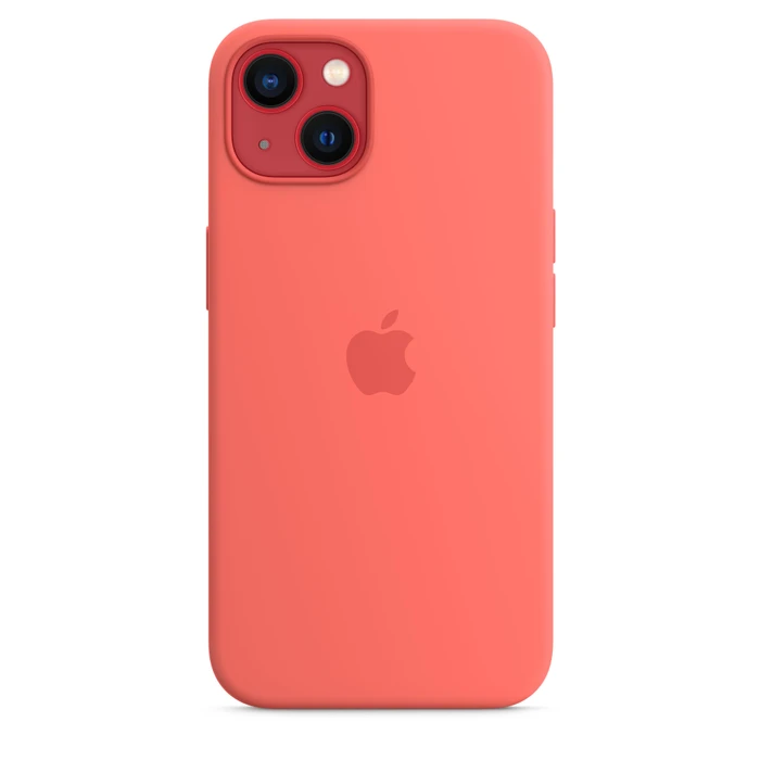 Apple Silikon Case mit MagSafe für iPhone 13 pink pomelo