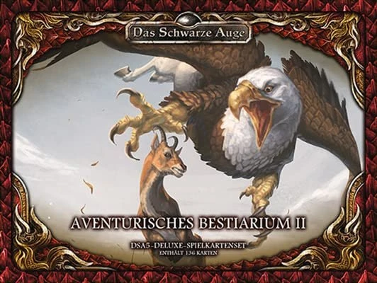 Das Schwarze Auge Spielkartenset Aventurisches Bestiarium 2 Deluxe