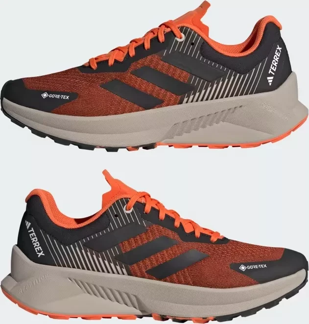 adidas Terrex Soulstride Flow GTX core black/semi impact orange (Herren)