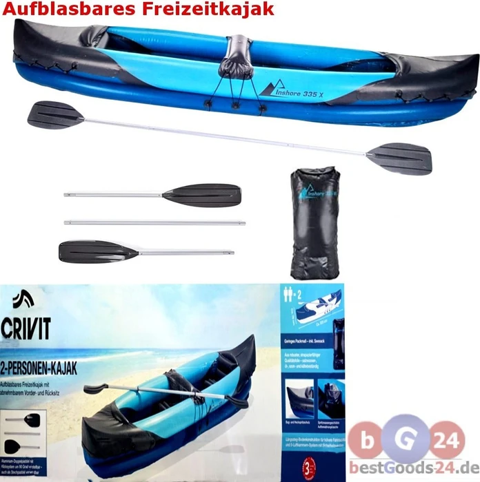 Crivit 3-Luftkammer Schlauchboot