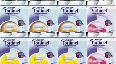 Fortimel Energy Multi Fibre Trinknahrung Mischkarton, 6.4l (32x 200ml)