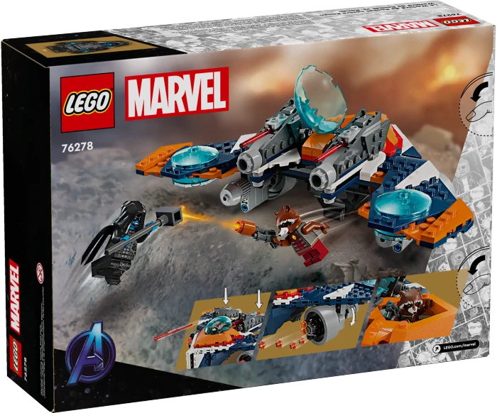 LEGO Marvel Super Heroes Spielset - Rockets Raumschiff vs. Ronan