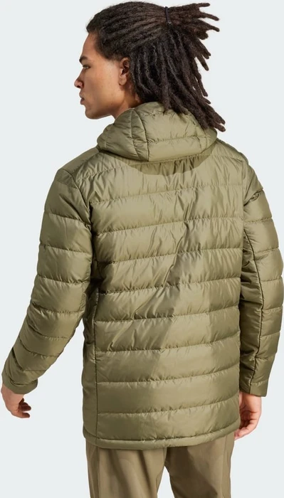 adidas Terrex Multi Light Hooded Daunen Jacke olive strata (Herren)