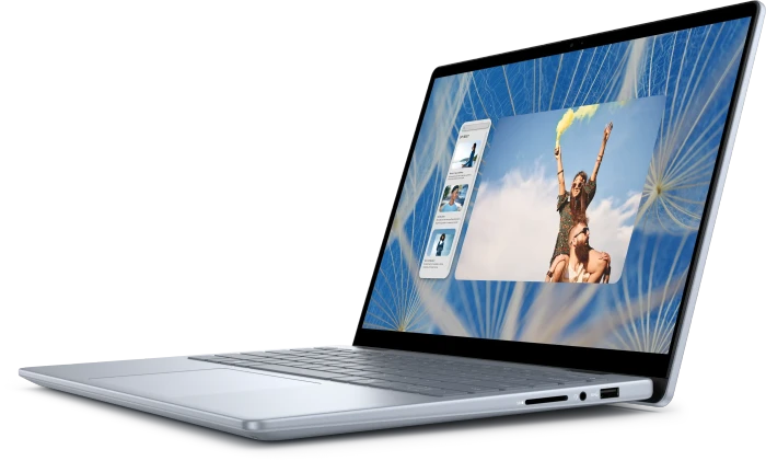 Dell Inspiron 14 2-in-1 7440, Ice Blue, Core 7 150U, 16GB RAM, 512GB SSD, DE
