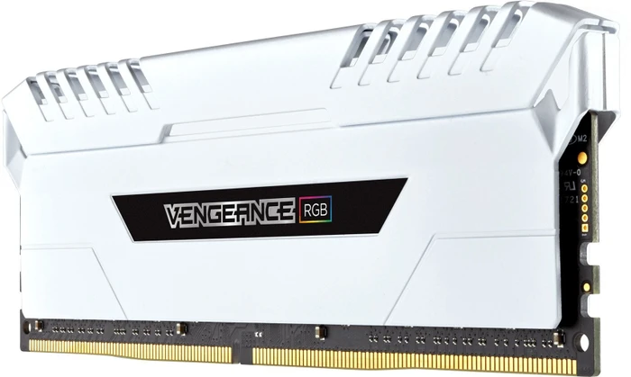 Corsair Vengeance RGB weiß UDIMM 16GB Kit, DDR4-3600, CL18-19-19-39