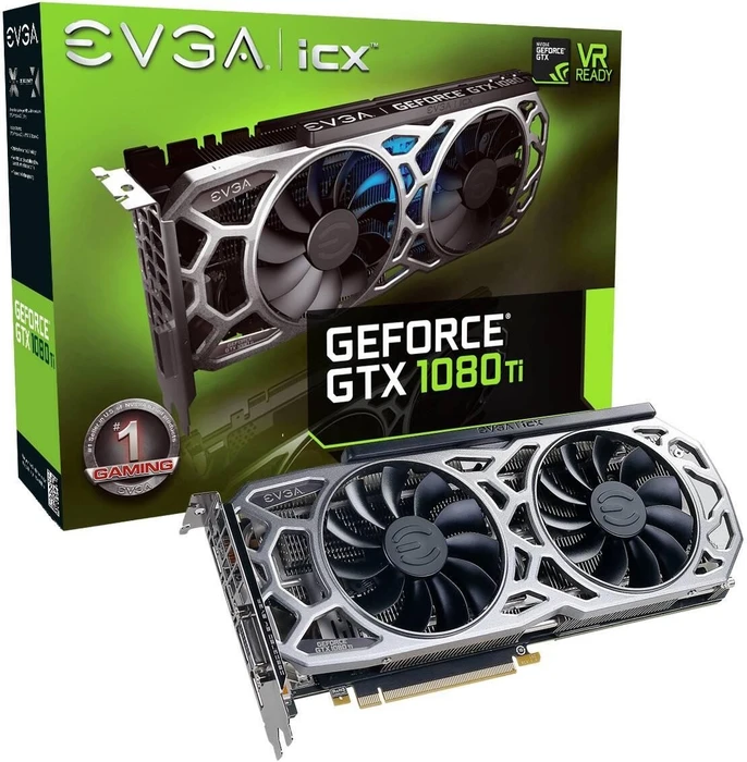 EVGA GeForce GTX 1080 Ti iCX Gaming, 11GB GDDR5X, DVI, HDMI, 3x DP