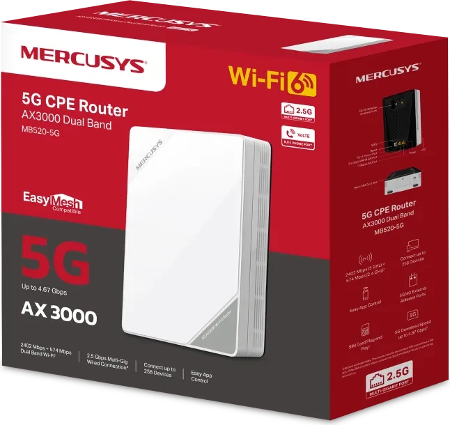 Mercusys MB520-5G, AX3000