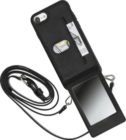 Hama Cross-Body-Cover Mirror für Apple iPhone 6/6s/7/8/SE (2020) schwarz
