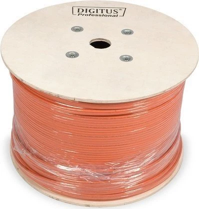 Digitus Professional Twisted-Pair Duplex Verlegekabel Dca, Cat7, S/FTP, ohne Stecker, 500m, orange