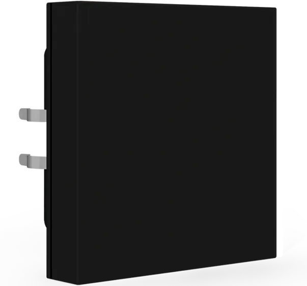 MDT Taster Light 55 Basic 1-fach schwarz matt