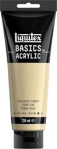 Liquitex Basics Acrylic unbleached titanium, 250ml