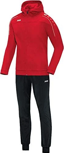 Jako Polyester Classico mit Kapuze Trainingsanzug rot