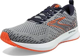 Brooks Levitate 5 grey/peacoat/flame (Herren)