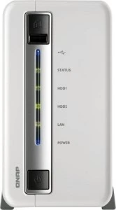 QNAP Turbo Station TS-212, 256MB RAM, 1x RJ-45 1000Base-T, 3x USB-A 2.0