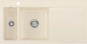 systemceram Mera 100 F Einbau Becken links magnolie