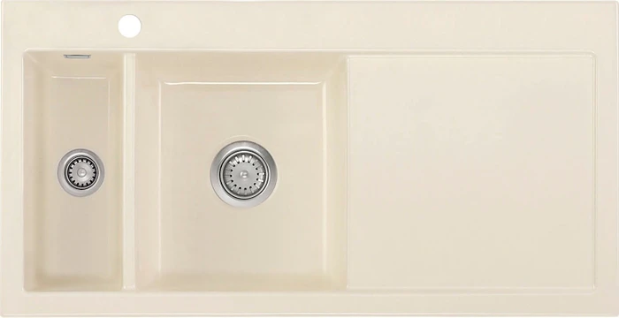 systemceram Mera 100 F Einbau Becken links magnolie