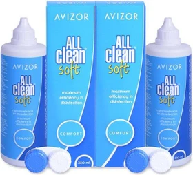 Avizor AllClean Soft All-in-one-Lösung, 700ml (2x 350ml)