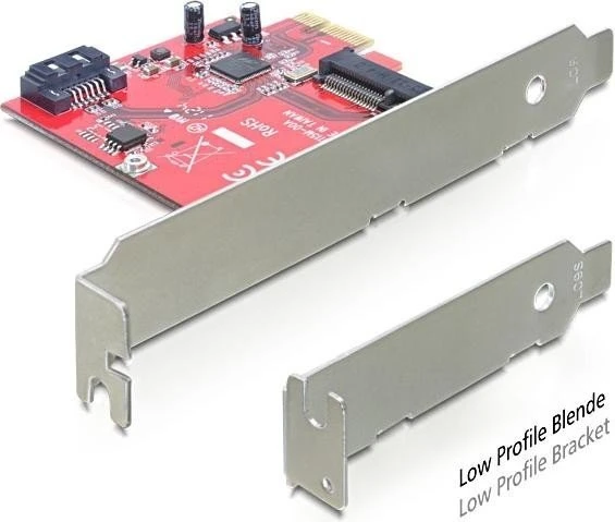 DeLOCK PCIe -> SATA, PCIe -> mSATA
