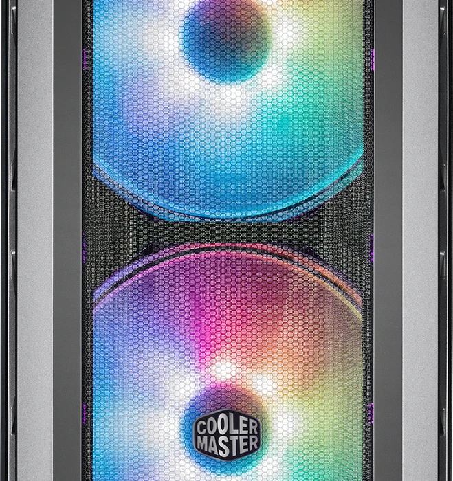 Cooler Master MasterCase H500P Mesh ARGB, grau, Glasfenster