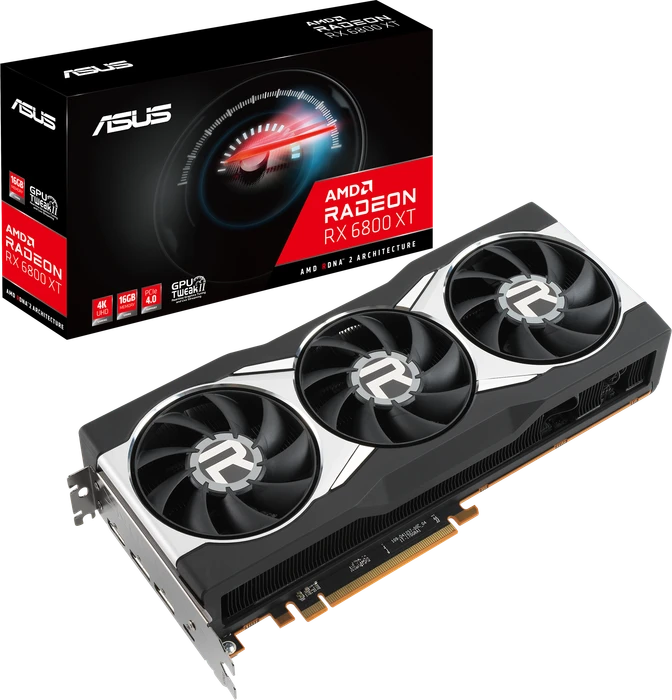 ASUS Radeon RX 6800 XT, RX6800XT-16G, 16GB GDDR6, HDMI, USB-C, 2x DP