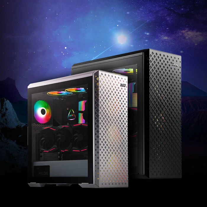 ADATA XPG Defender Pro, weiß, Glasfenster