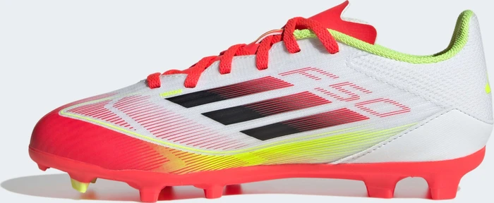 adidas F50 League FG/MG cloud white/core black/solar yellow (Junior)