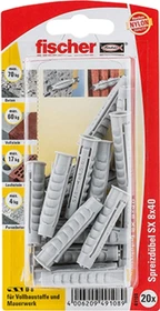 fischer SX 8x40 K Spreizdübel, 8x40mm, 20 Stück