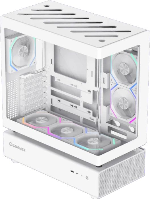 GameMax N80 White, Glasfenster