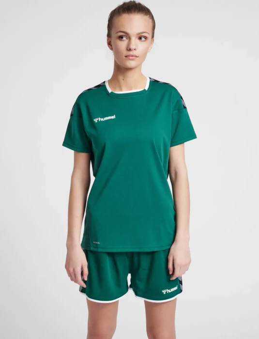 hummel Authentic Poly Jersey Funktionsshirt kurzarm evergreen (Damen)