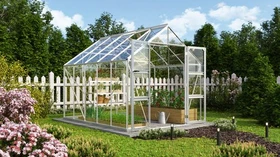 Vitavia Domus 8300 ESG 3mm Gewächshaus alu
