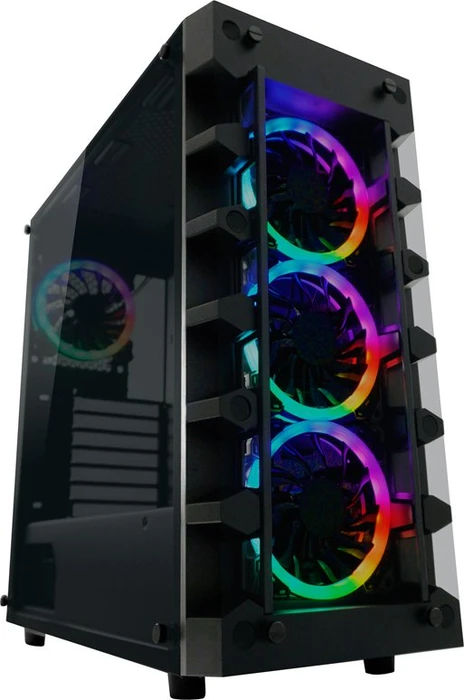 LC-Power Gaming 709B Solar_System_X, Glasfenster