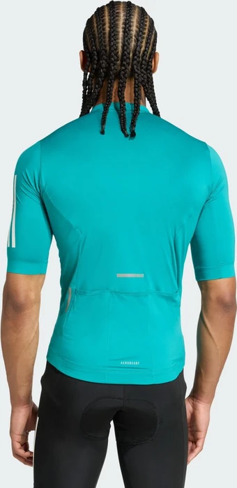 adidas Tempo 3-Streifen Trikot kurzarm pure teal (Herren)