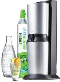 SodaStream Crystal Trinkwassersprudler titan/schwarz