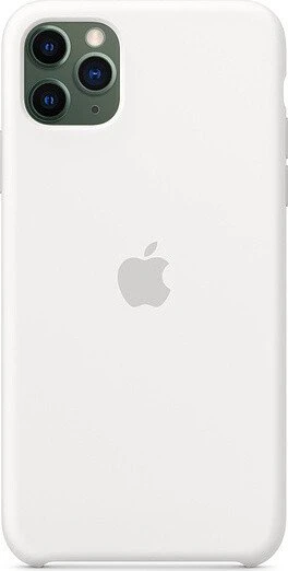 Apple Silikon Case für iPhone 11 Pro Max weiß