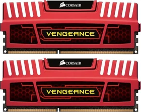Corsair Vengeance rot UDIMM 16GB Kit, DDR3-1600, CL10-10-10-27
