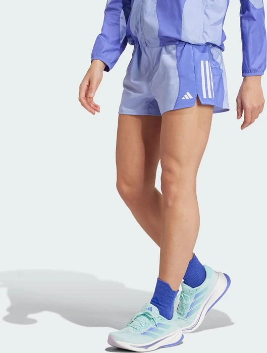 adidas Own The Run Base Aeroready Laufhose kurz semi cobalt blue/blue spark (Damen)