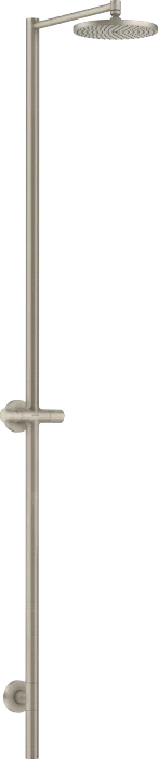Hansgrohe AXOR Starck Nature Duschsäule mit Kopfbrause 240 1jet ohne Handbrause brushed nickel
