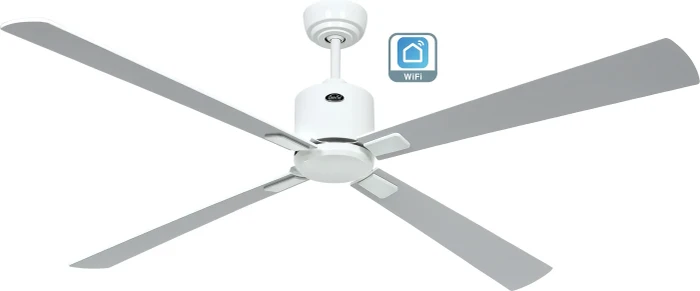 CasaFan Eco Neo III 152 WE-WE/LG WiFi Deckenventilator weiß/lichtgrau