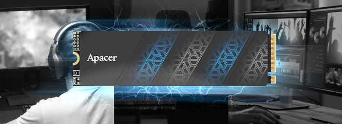 Apacer AS2280P4U PRO 256GB, M.2 2280 / M-Key / PCIe 3.0 x4, Kühlkörper