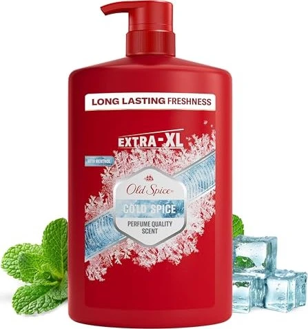 Old Spice Cold Spice 3in1 Duschgel & Shampoo, 1l