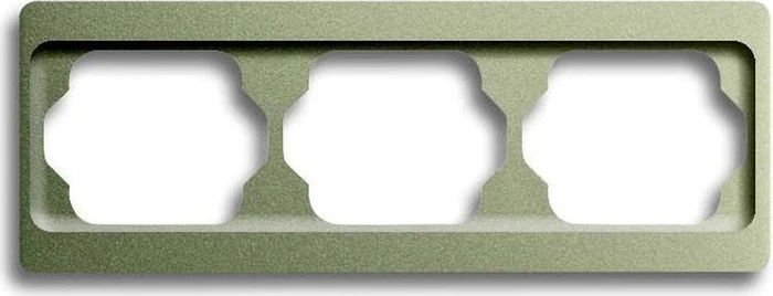 Busch-Jaeger Alpha exclusive Abdeckrahmen 3-fach Rahmen waagrecht, palladium