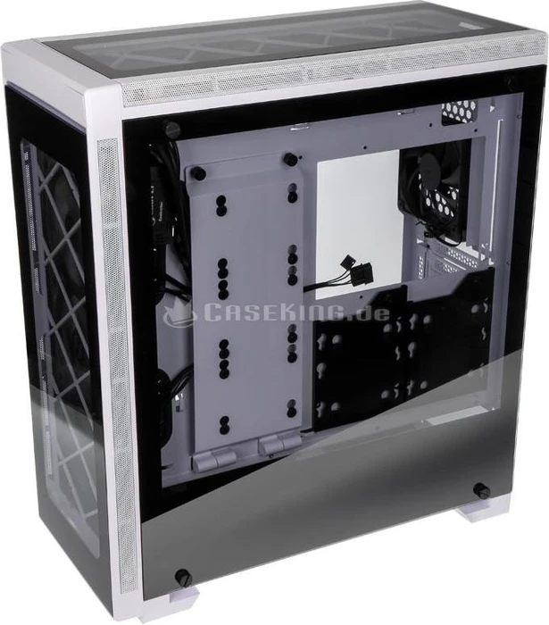 Lian Li Alpha 550W weiß, Glasfenster