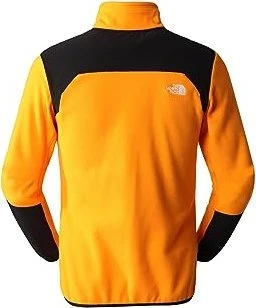 The North Face Glacier Pro Fleece Jacke cone orange/tnf black (Herren)