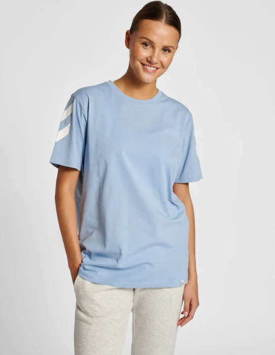 hummel Legacy Chevron T-Shirt kurzarm ashley blue