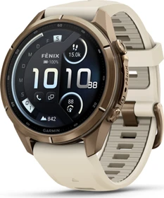 Garmin Fenix 9 Pro inReach 43mm autumn gold titanium/cream-french grey
