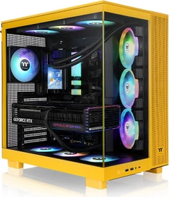 Thermaltake View 380 XL TG ARGB Bumblebee, gelb, Glasfenster (CA-11E-00M4WN-00)