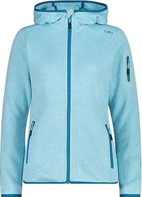 CMP Knit Tech Fleece Hoody Jacke meliert anice/giada (Damen)