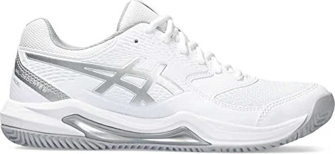 Asics Gel-Dedicate 8 Padel white/pure silver (Damen)