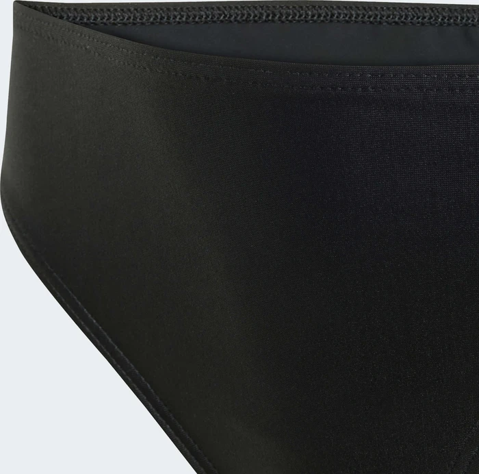 adidas Big Logo mit C-förmigen Rücken Bikini-Set schwarz/flash aqua (Junior)