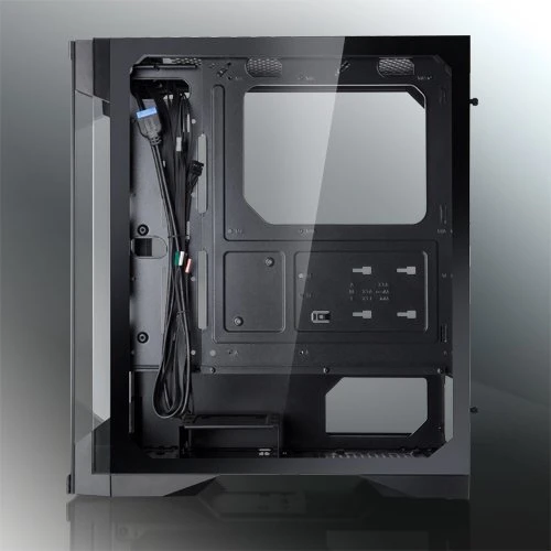 Raijintek Silenos Pro, Glasfenster
